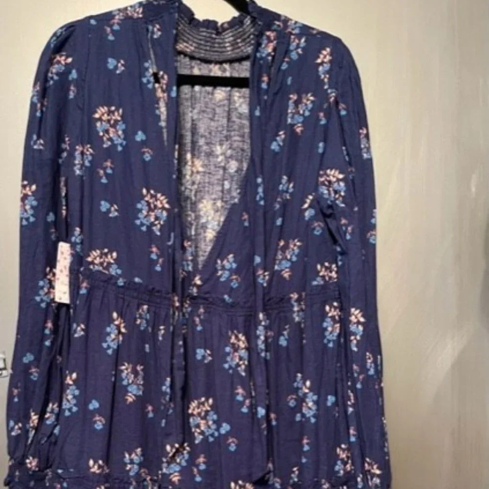 Free People Petit Fours boho babydoll mini Dress - Picture 7 of 14